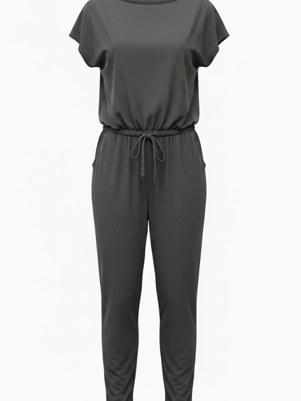 PrettyGarden Black Short Sleeve Jumpsuit L